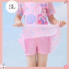 ĐỒ BƠI HỒNG CHO BÉ NỮ CUTE XINH XẮN