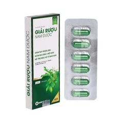 Nước giải rượu ByeSay Nam Dược (hộp 6 túi) giảm say rượu bia, giảm triệuu chứngg, tăng cường chức năng giải độc bảo vệ gan