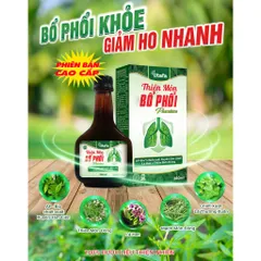 THIÊN MÔN BỔ PHỔI Premium giúp giảm ho, giảm đờm, giảm đau rát họng, bảo vệ phổi chai 250ml