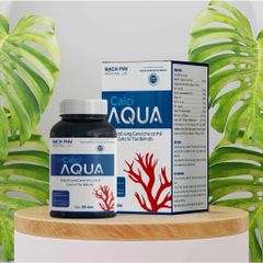 Calci Aqua Bạch Mai – Bổ Sung Canxi, Vitamin D3 Từ Tảo Biển Đỏ, Giúp Xương Chắc Khỏe Hộp 30V, 60V