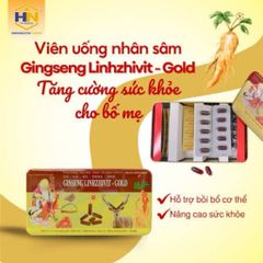 TPBVSK Ginseng Linhzhivit Gold, Ginseng Linhzhivit Gold, tăng cường sức đề kháng, hỗ trợ ăn ngon ngủ ngon, hỗ trợ giảm mệt mỏi, hỗ trợ suy nhược cơ thể, bổ sung năng lượng, tăng cường sức khỏe, hỗ trợ