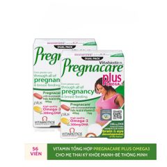[Chính hãng] Pregnacare Plus Omega Vitamin Tổng Hợp cho Mẹ Bầu Và Cho Con Bú (Hộp/56 viên)
