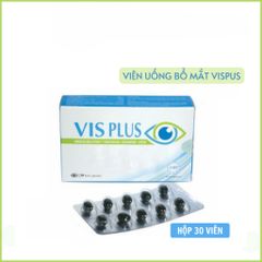 Viên uống bổ mắt VISPLUS (Hộp 30 viên)-Hỗ trợ cải thiện thị lực cho người cao tuổi, hạn chế quá trình lão hóa mắt