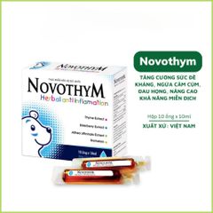 Ống Uống Novothym.Giảm Đường Hô Hấp,Viêm Đau Rát Họng,Tăng Đề Kháng đường hô hấp Cho Bé