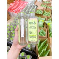 Nước Hoa Hồng Simple Toner Không Chứa Cồn, Dưỡng Ẩm Và Cân Bằng Độ Ẩm Cho Da [Chính Hãng ]200Ml