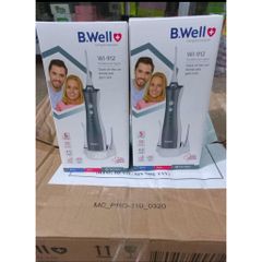 Máy Tăm nước B.WELL WI-912 vệ sinh răng miệng - phiên bản cải tiến 5 đầu, 3 chế độ phun, dễ sử dụng, tiện lợi (bwell)
