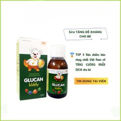 Siro GLUCAN KIDDY, siro Tăng cường miễn dịch,Tăng Sức Đề Kháng Cho Bé
