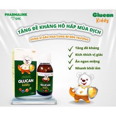 Siro GLUCAN KIDDY, siro Tăng cường miễn dịch,Tăng Sức Đề Kháng Cho Bé