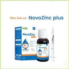 Kẽm Cho Bé Novozinc Plus - Giúp Bé Ăn Ngon, Giảm Biếng Ăn, Tăng Đề Kháng, Dễ Hấp Thụ
