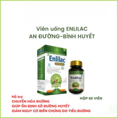 ENLILAC-GIÚP KIỂM SOÁT ĐƯỜNG HUYẾT-NGĂN NGỪA BIẾN CHỨNG TIỂU ĐƯỜNG-BÉO PHÌ-TIM MẠCH