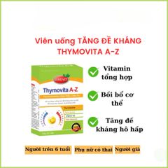 Vitamin Tổng Hợp Eurovit Thymovita A-Z Giúp Bồi Bổ Sức Khỏe, Nâng Cao Sức Đề Kháng 30 Viên
