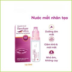 Nước Mắt Nhân Tạo Dưỡng Ẩm Mắt, Giảm Khô Mắt, Mỏi mắt, Mờ Mắt Novotane Ultra 5ml