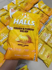 Kẹo Halls Relief - Honey Lemon 180v (Bịch) mẫu mới