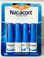 Xịt mũi giảm viêm xoang, dị ứng Nasacort Allergy 24hr Non-Drip Nasal Spray 16,9ml x4 chai