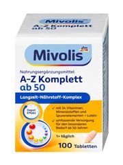 Vitamin Tổng Hợp Mivolis A-Z Depot 100 Viên - Bổ Sung Sức Khỏe Toàn Diện, Tăng Cường Đề Kháng và Nâng Cao Chất Lượng Cuộc Sống