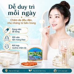 Vitatree Marine Collagen Plus 100 viên - Collagen biển, nhau thai cừu, sữa ong chúa đẹp da