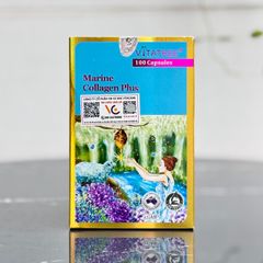 Vitatree Marine Collagen Plus 100 viên - Collagen biển, nhau thai cừu, sữa ong chúa đẹp da
