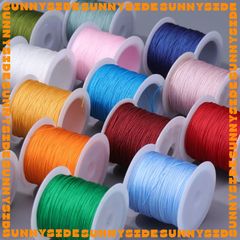 [0.4mm]Dây Dù Dây Cotton Không Co Giãn Đan Vòng Tay Dây Ngọc 71 Đan Vòng Làm Handmade Trang Sức Thắt Vòng Cuộn 35m