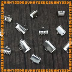 5 Cặp Đầu Kẹp Nối Đầu Dây Răng Cưa Inox Thép Không Gỉ Cao Cấp Làm Trang Sức Handmade DIY