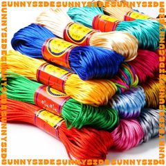 20m Dây Tim 1.5mm Không Co Giãn Đủ Màu Thắt Vòng Tay, Dây May Mắn, Dreamcatcher, Thắt Nút Trung Hoa, Làm Handmade