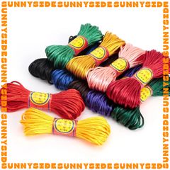 20m Dây Tim 1.5mm Không Co Giãn Đủ Màu Thắt Vòng Tay, Dây May Mắn, Dreamcatcher, Thắt Nút Trung Hoa, Làm Handmade