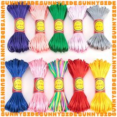 20m Dây Tim 1.5mm Không Co Giãn Đủ Màu Thắt Vòng Tay, Dây May Mắn, Dreamcatcher, Thắt Nút Trung Hoa, Làm Handmade