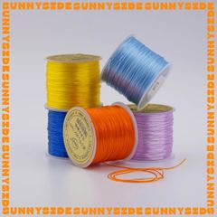 [THUN TEM VÀNG] 01 Cuộn Dây Cước Thun Lụa Chỉ Tơ Tem Vàng Co Giãn Cao Cấp Bền Chắc Xỏ Vòng Tay Phong Thủy DIY