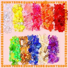 Set 30gr Hạt Cườm Nhựa Mix Ngẫu Nhiên Nhiều Màu Làm Phụ Kiện Trang Sức Handmade DIY