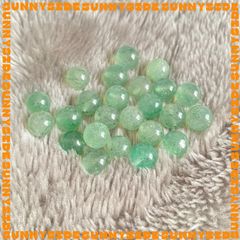 1 Hạt Đá Thach Anh Dâu Tây Xanh 3A Tự Nhiên 100% Dùng Làm Trang Sức Thủ Công Mix Chuỗi Hạt Xỏ Vòng Tay