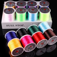 1 Cuộn Dây Cước Lụa Đàn Hồi 50m Dây Thun Lụa Loại 1 Xỏ Chuỗi Hạt Làm Handmade Trang Sức Thắt Vòng Đồ Thủ Công