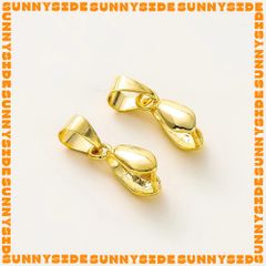 2 Cái Móc Gắn Mặt Dây Chuyền Mạ Vàng 18K Cao Cấp Làm Vòng Tay Dây Chuyền Trang Sức Handmade DIY