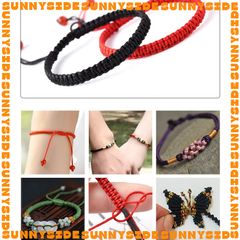 Dây Dù Không Co Giãn 0.8mm Dây Ngọc 72 Dây Cotton Đan Vòng Tay Làm Handmade Trang Sức Thắt Vòng Cuộn 45m