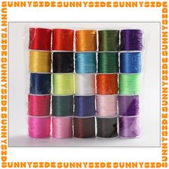 1 Cuộn Dây Cước Thun Lụa Co Giãn Loại 1 Nhiều Màu Xỏ Chuỗi Làm Vòng Đeo Tay Handmade Thắt Vòng