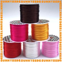 1 Cuộn Dây Cước Thun Lụa Co Giãn Loại 1 Nhiều Màu Xỏ Chuỗi Làm Vòng Đeo Tay Handmade Thắt Vòng