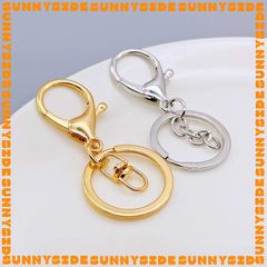 Gói 2 Móc Khóa Càng Cua Lớn Hợp Kim Mạ Màu Phụ Kiện Loại 1 Bền Màu Móc Chìa Khoá Móc Cài Thú Handmade DIY