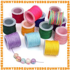 Dây Dù Xịn Đan Vòng Tay 0.8mm Dây Cotton Dây Ngọc 72 Đan Vòng Thủ Công Làm Handmade Trang Sức Thắt Vòng Cuộn 45m