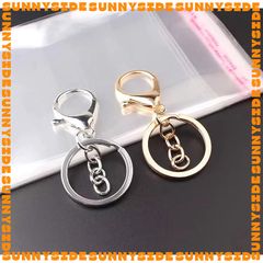 Gói 2 Móc Khóa Càng Cua Lớn Hợp Kim Mạ Màu Phụ Kiện Loại 1 Bền Màu Móc Chìa Khoá Móc Cài Thú Handmade DIY