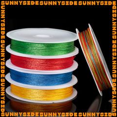 Cuộn Dây Đan Vòng Tay Chất Liệu Polyester Xoắn 0.8mm Cuộn 10m Làm Handmade Trang Sức Thắt Vòng