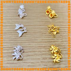 Charm Treo Mạ Vàng 14K Cao Cấp Phụ Kiện Xâu Mix Vòng Tay Phong Thủy Nam Nữ Làm Trang Sức Handmade DIY