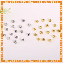 Gói 20 Bi Xoắn Mạ Vàng 18K Các Cỡ 3-4-5mm Cao Cấp Làm Trang Sức Handmade DIY
