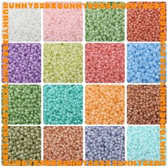 Gói 10g/20g Hạt Cườm Tròn 3mm Cao Cấp Màu Jelly Pastel Xỏ Vòng Tay Vòng Cổ Trang sức Phụ Kiện Handmade