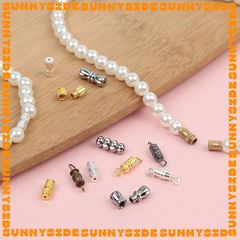 [Mini Size] 02 Khoá Vặn Size Nhỏ Xỏ Vòng Ngọc Trai Làm Trang Sức Handmade DIY Làm Vòng Cổ Vòng Tay Dây Chuyền