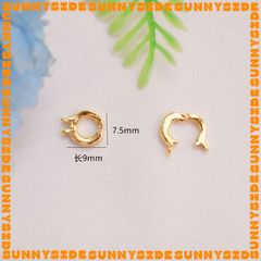 [Mini size] Khóa Bấm Tròn Mạ Vàng 18K Cao Cấp Làm Vòng Tay Dây Chuyền Trang Sức Handmade DIY