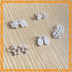 Charm Treo Mạ Vàng 18K Cao Cấp Phụ Kiện Xâu Mix Vòng Tay Phong Thủy Nam Nữ Làm Trang Sức Handmade DIY