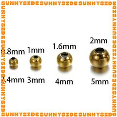 Gói 20 Bi Trơn Thép Không Gỉ Cao Cấp Làm Trang Sức Handmade DIY