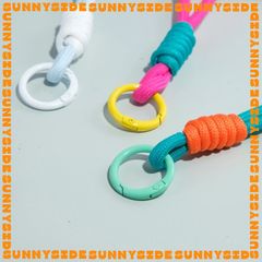 01 Móc Khoá Dây Dù Paracord Màu Pastel Làm Móc Khoá Điện Thoại Balo Handmade