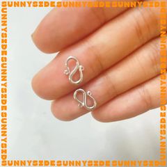 [1 ĐẦU HÀN KÍN] 02 Móc Khoá Chữ S Đầu Nối Dây Chuyền Hình Chữ S Mạ Vàng 18K Cao Cấp Làm Trang Sức Handmade