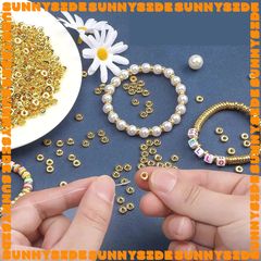 Gói 20 Cái Charm Khoen Tròn Chặn Hạt Làm Vòng Inox Thép Không Gỉ Cao Cấp Làm Trang Sức Handmade DIY