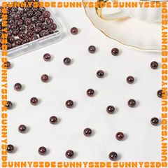 1 Hạt Đá Garnet Ngọc Hồng Lựu 5A Dùng Làm Trang Sức Thủ Công Mix Chuỗi Hạt Xỏ Vòng Tay