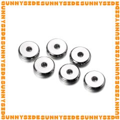 Gói 20 Cái Charm Khoen Tròn Chặn Hạt Làm Vòng Inox Thép Không Gỉ Cao Cấp Làm Trang Sức Handmade DIY